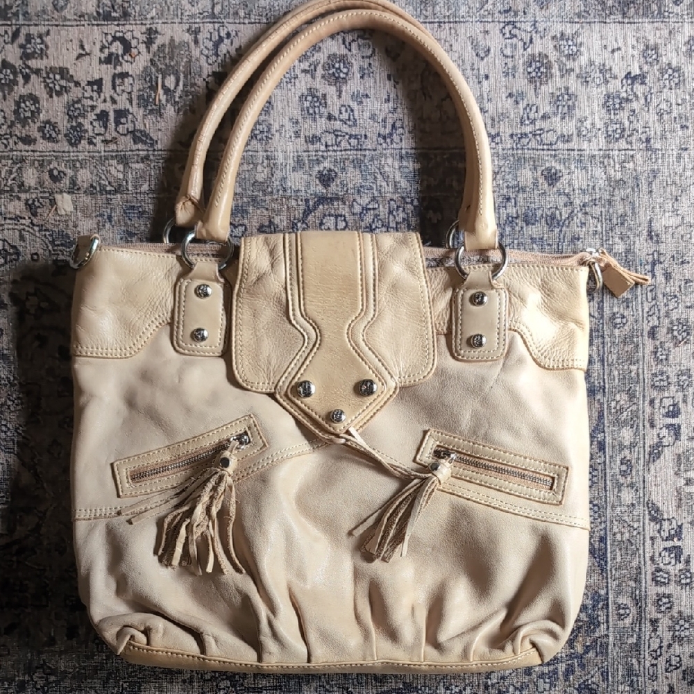 Kate Landry Soft Leather Purse w/ Tassles